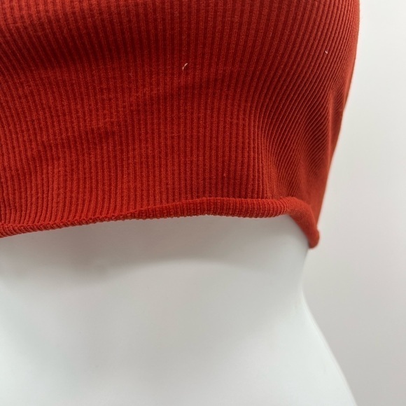 Urban Outfitters Out From Under Rust Color Ribbed Crop Cami Sz S - Picture 5 of 7
